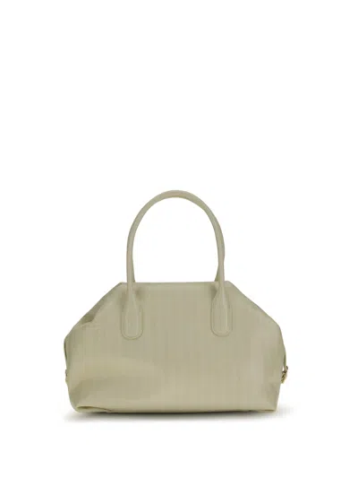 Themoirè Shoulder Bag In Beige