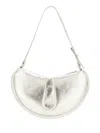 Themoirè Silver Ebe Medium Shoulder Bag In Silver