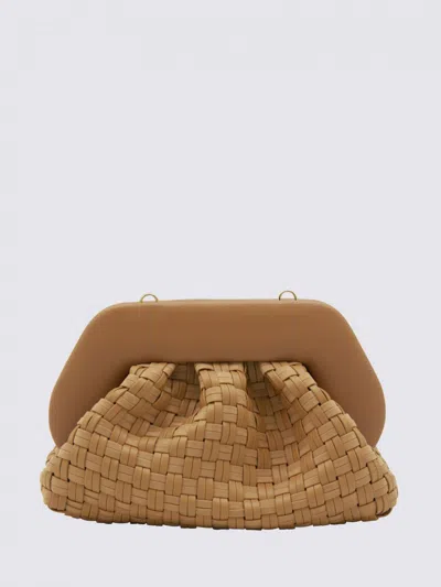 Themoirè Shoulder Bag  Woman Color Biscuit In Brown