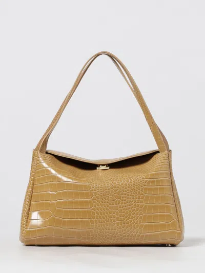 Themoirè Shoulder Bag  Woman Color Biscuit In Brown
