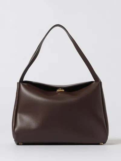 Themoirè Shoulder Bag  Woman Color Brown