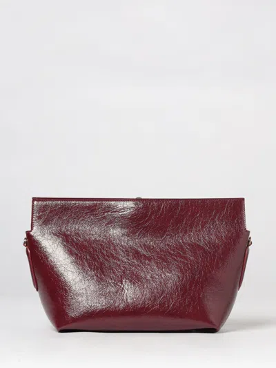 Themoirè Shoulder Bag Woman Color Burgundy