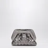 Themoirè Woven Metallic-effect Mini Bag