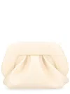 Themoirè Structured Vegan Fabric Tote With Minimalist Design In White
