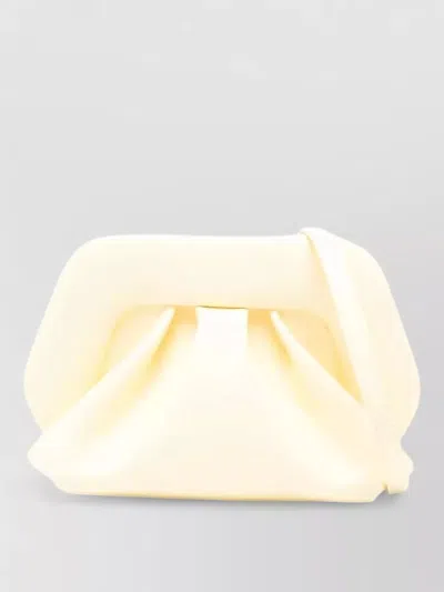 Themoirè Small Fabric Clutch Gathered Detail