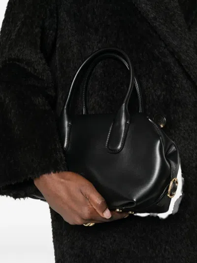 Themoirè Small Talia Buckle-detail Tote Bag In Red