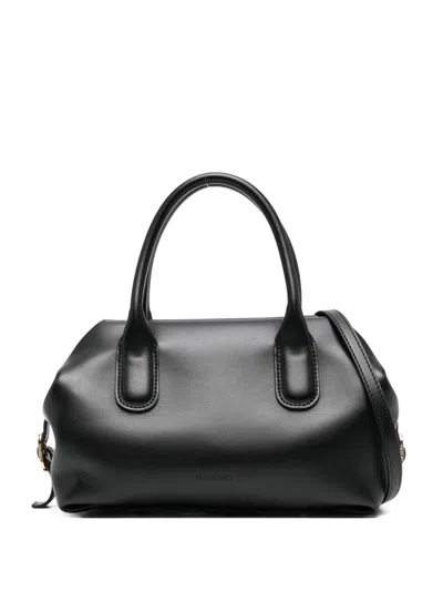 Themoirè Small Tallia Trank Shoulder Bag In Black
