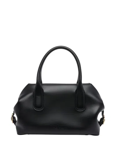 Themoirè Small Tallia Trank Top Handle Tote Bag In Black