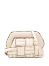 Themoire' Small Tia Clutch In Nude