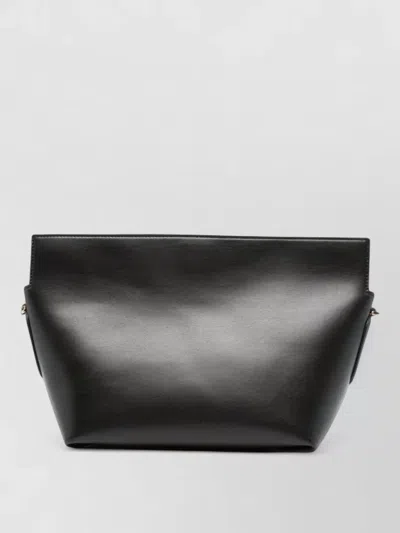 Themoirè Small Vegan Shoulder Bag In Black