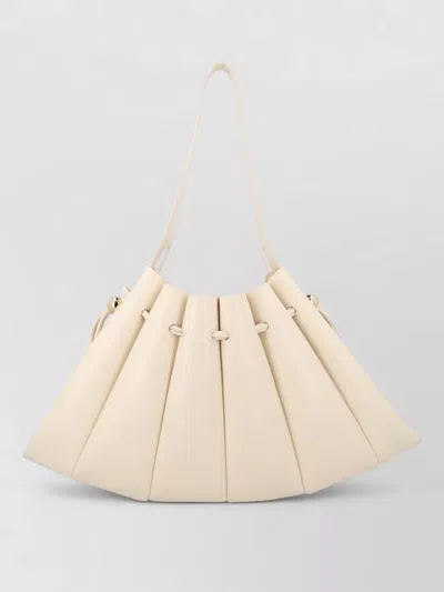 Themoirè Soft Structure Pleated Shoulder Strap Bag