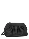 Themoirè Structured Angular Frame Handbag In Black