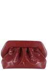 Themoirè Emera Clutch Plum Crocodile Effect In Red