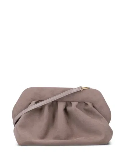Themoirè Structured Minimalist Bag With Refined Finish In Gray
