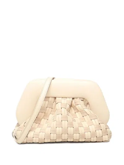 Themoirè Structured Neutrals Bag With Minimalist Design In Multi