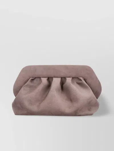 Themoirè Suede Eco Clutch Bios