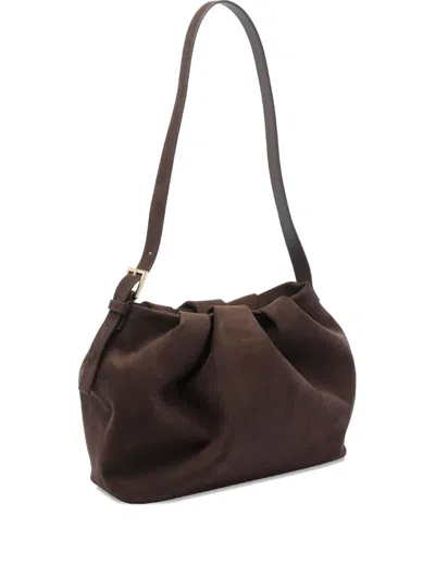 THEMOIRÈ SUEDE SHOULDER BAG