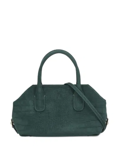Themoirè Talia Croc-effect Tote Bag In Pink