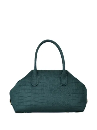 Themoirè Talia Trunk Tote Bag In Blue