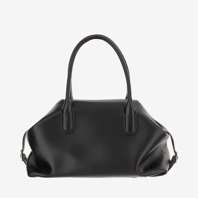 Themoire' Talia Vegan Fabric Bag In Black