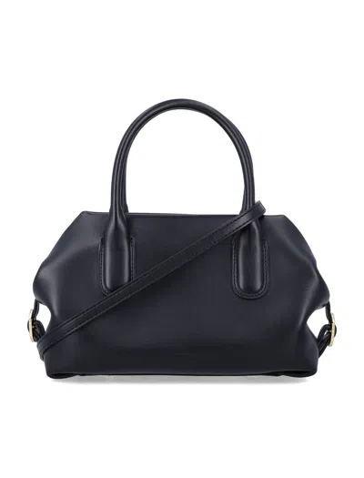 Themoirè Tallia Trunk Small Shopper In Black