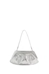 Themoirè Textured Pineapple Leaf Handbag With Leaf-like Embellishments