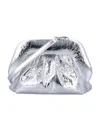Themoirè Textured Silver Gea Pineapple Clutch In Silver