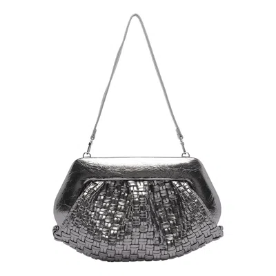 Themoirè Themoir Emera Clutch In Silver