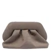 Themoirè Themoir Tia Suede Clutch In Gray