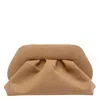 Themoirè Themoir Tia Suede Clutch In Brown
