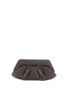 Themoirè Emera Vegan Ebony Clutch With Shoulder Strap