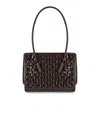 Themoirè Leila Shoulder Bag In Brown