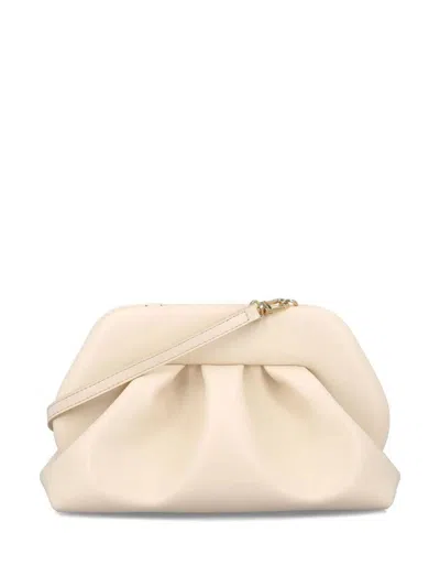 Themoirè Tia Clutch Bag In Beige