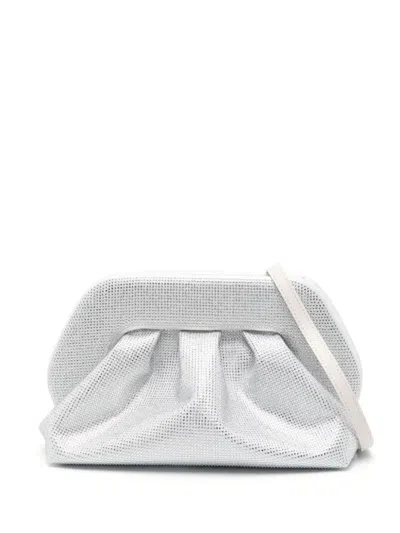 Themoirè Tia Clutch Bag Decorated With Crystals