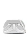 Themoirè Tia Clutch Bag Decorated With Crystals In Grey