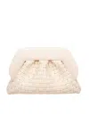 Themoirè Tia Clutch Bag In Vegan Fabric, Shell Color In Neutral