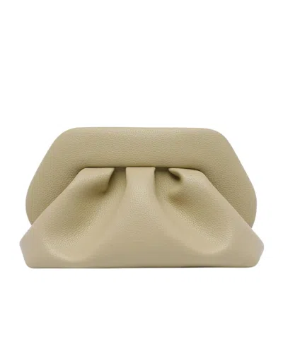 Themoirè Tia Clutch Bag In Nude