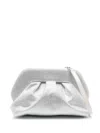 Themoirè Tia Clutch Bag In Silver