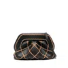 Themoirè Tia Clutch In Black