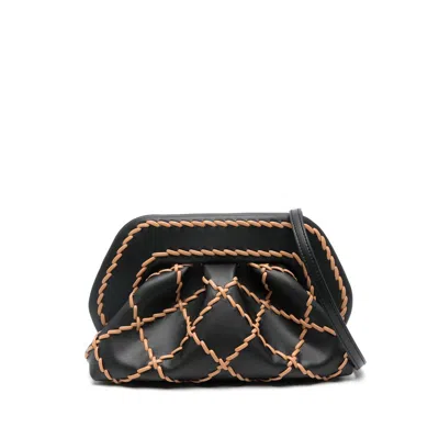 Themoirè Tia Clutch In Black