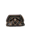 Themoirè Tia Clutch In Black