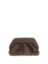 Themoirè Themoir Tia Suede Clutch In Brown