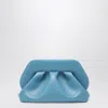 Themoirè Sculptural Medium Clutch With Removable Strap In Blue