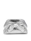 Themoirè Tia Pineapple Clutch Tia Pineapple Silver In Silver