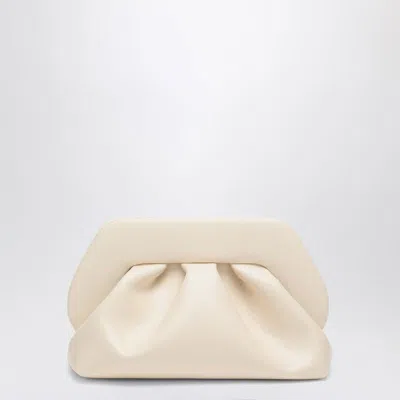 Themoirè Tia Clutch In White