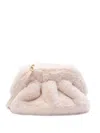Themoirè Tia Faux Fur Clutch