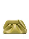 Themoirè Tia Gathered Clutch Bag In Green