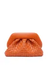 Themoirè Tia Micro Weaved Bag In Orange