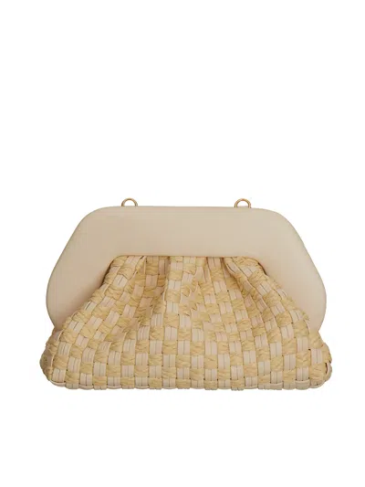 Themoirè Tia Micro Weaved Straw Bag