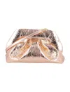 Themoirè Rose Gold Gea Clutch In Gold
